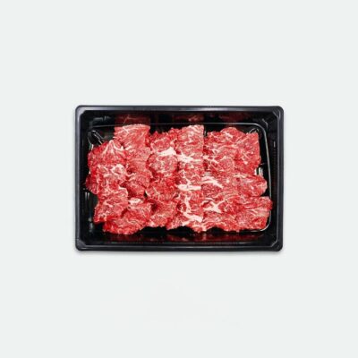 Beef Yakiniku (Chuck Rib Meat) Marinated Marbling Score 5+ Black Market Rangers Valley - 400g