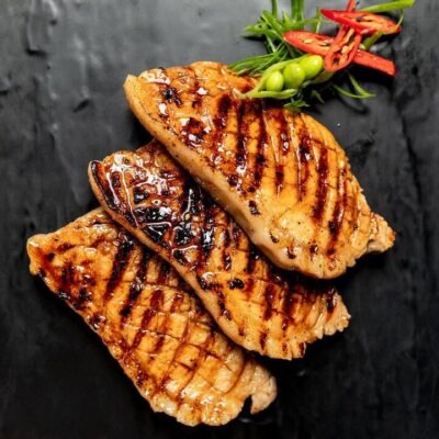 Pork Yakiniku (Loin Boneless) Marinated Saikyo style Kurobuta Fullblood Berkshire - 400g