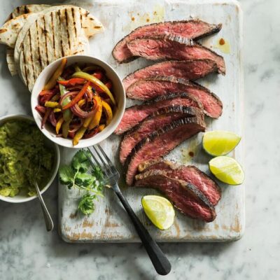 Beef Flank Steak Portion Marbling Score 5 + Black Market Rangers Valley - 500g