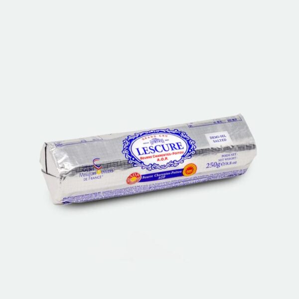Lescure French Butter AOP - 250g, Salted