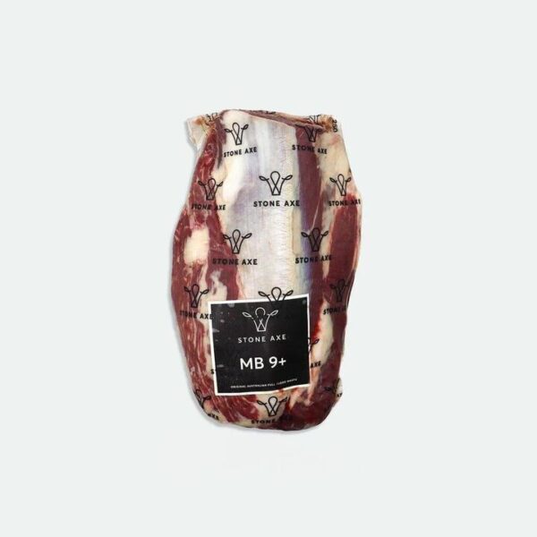 Fullblood Wagyu Chateaubriand Marble Score 9+ Stone Axe, 2-2.2kg