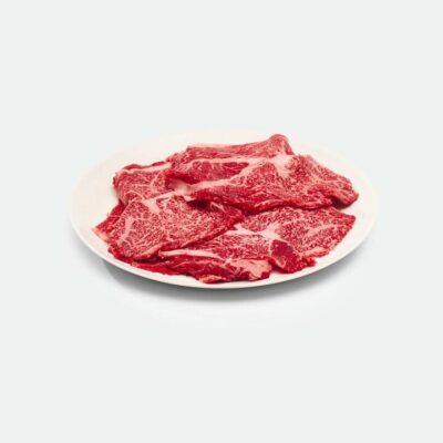Fullblood Wagyu (Chuck Eye Roll) Shabu Shabu Marbling Score 9+ Stone Axe - 500 g