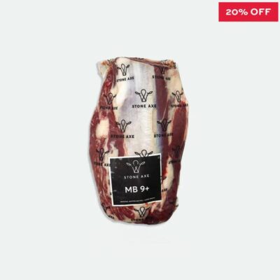 Fullblood Wagyu Chateaubriand Marble Score 9+ Stone Axe, 1.6-1.8kg