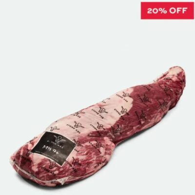 Fullblood Wagyu Eye Fillet Whole Marbling Score 9+ Stone Axe, 2.8-3.0kg Whole Untrimmed