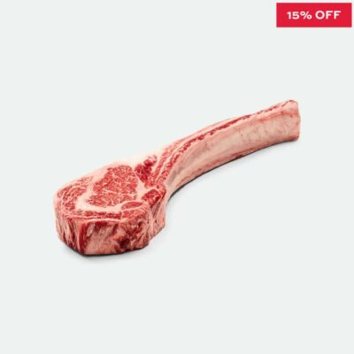 Fullblood Wagyu Tomahawk Steak Marbling Score 9+ Stone Axe, 2.4-2.6kg