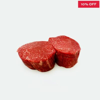 Beef Eye Fillet Steaks Premium Grass Fed - 220g x 2 Pieces