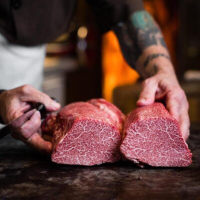 Miyazaki Japanese A5 Wagyu Eye Fillet Whole Marbling Score 12, 4.2kg