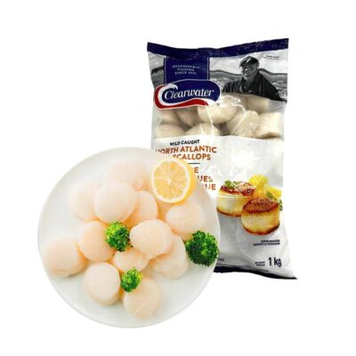 Clearwater North Atlantic Sea Scallops 1kg | (No Sunday Delivery)