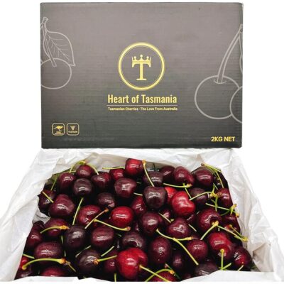 Heart of Tasmania Tasmanian Cherries Black Gold Gift Box - 2kg