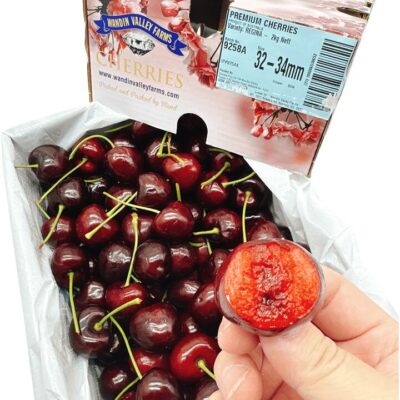 WVF Premium Export Grade Regina Cherries 32-34mm Gift Box 2kg