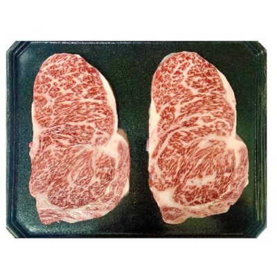 Japanese Kagoshima Wagyu A5 Striploin Steaks MB10+ - 500g